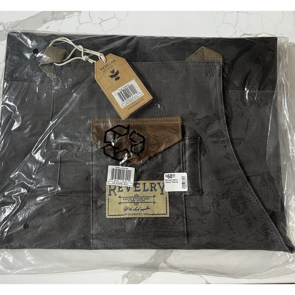 Revelry The Apron Chore Heavy Duty Waxed Cotton Duck Woodworking Metalworking